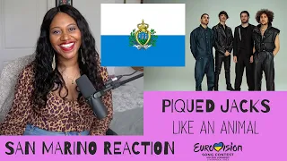 SAN MARINO EUROVISION 2023 REACTION | PIQUED JACKS - LIKE AN ANIMAL