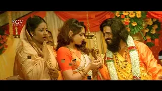 Upendra Fools People in Swamiji Getup | Best Scene | Hema Choudhary | Buddhivantha Kannada Movie