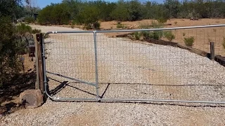 Garage door opener for swing gate