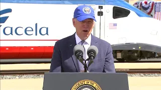 Biden visits Philly to mark Amtrak’s 50th anniversary