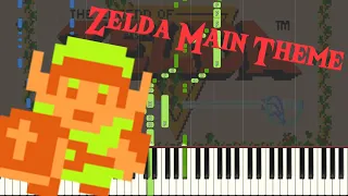 The Legend of Zelda Main Theme Piano Tutorial *FREE SHEET MUSIC IN DESC.*