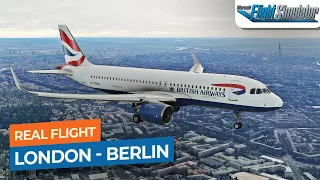 [Real Flight] London Heathrow to Berlin Tegel - Airbus A320neo British Airways｜Drawyah