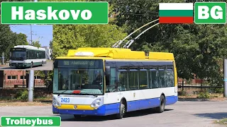 BG - HASKOVO TROLLEYBUS / Хасково тролейбус 2021 [4K]