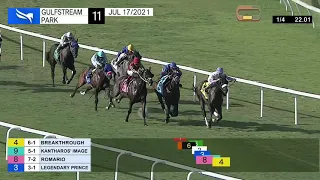 Gulfstream Park Carrera 11 - 17 de Julio 2021