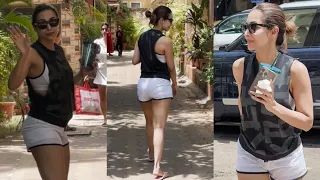 Diva Fitness Malaika Arora Spotted Outside Yoga Classes In Bandra😱💥😍😘❤️
