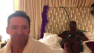 Ryan Reynolds Showed Up At Hugh Jackman's Hotel Room