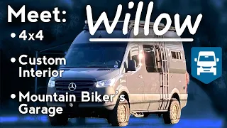 Van tour of Mike's van "Willow"