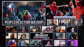 Marvel's Avengers - Spider-Man Exclusive Reveal Trailer [ Reaction Mashup Video ]