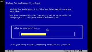 Install Windows for Workgroups 3 11 DOSBox