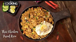 Thai Fried Rice | Chicken Fried Rice | Thai Street Food | Chicken Recipes | Fried Rice Recipe