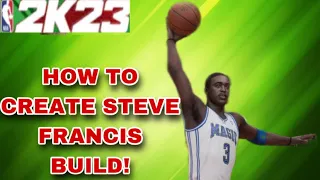 How to create THE FRANCHISE Replica Build in NBA 2K23!