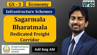 Sagarmala, Bharatmala, DFC | Infrastructure | GS 3 Economy | UPSC CSE Mains | Adil Baig