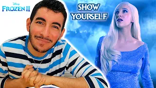 "SHOW YOURSELF Real Life" Reaction | @workingwithlemons Frozen 2 @idinamenzel, Evan Rachel Wood