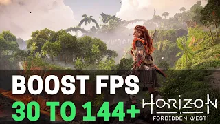 BEST PC Settings for Horizon Forbidden West! (Maximize FPS & Visibility)