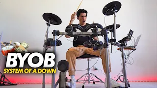 BYOB - System Of A Down on a CHEAP drum set!