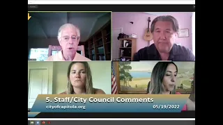 Capitola City Council Special Meeting 05/19/2022