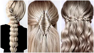 😱 10 Easy Braid Hairstyle Tutorial 😍 Hairstyle Transformations