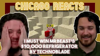 Actors React to I Must Win MrBeast's $10,000 Refrigerator by Technoblade