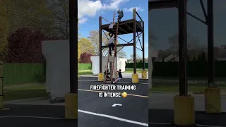 Firefighter Training 👀 #shorts (via anthonydellaratta)