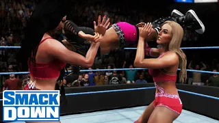 WWE 2K20 SMACKDOWN THE IICONICS VS PAIGE & AJ LEE