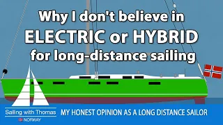 Why I don't believe in ELECTRIC or HYBRID for long-distance sailing - SwT 170 - MY HONEST OPINION