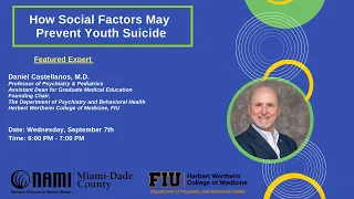 How Social Factors May Prevent Youth Suicide - Speaker Series