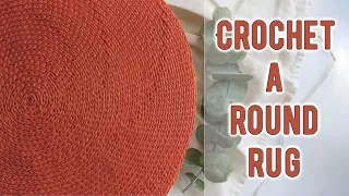 Crochet a round rug || Detailed video TUTORIAL + pattern || Creative Fabrica class - Video review