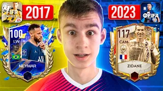 СЫГРАЛ ЗА ЛУЧШЕГО ИГРОКА из КАЖДОЙ ЧАСТИ FIFA MOBILE!