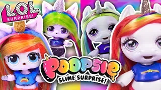 DIY 🦄 UNICORN POOPSIE SURPRISE 🦄 🌈  with LOL SURPRISE DOLLS - Toy Transformations