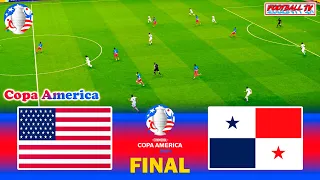USA vs PANAMA - FINAL | COPA AMERICA 2024 | Full Match All Goals | eFootball PES Gameplay