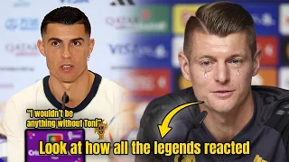 😢See How LEGENDS REACTED TO KROOS’S RETIREMENT! 🚨| Prestigious Sports