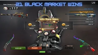 Crossfire West 26 Black market wins