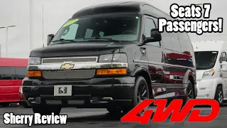 FOUR WHEEL DRIVE! 2019 Chevrolet - Explorer Vans LUXURY Van | Sherry Review