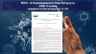 KROCO-Befragung des RKI: Impfung der Mitarbweitenden im Gesundheitswesen