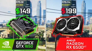 GTX 1650 vs RX 6500 XT (PCIe 3.0) - Test in 7 Games