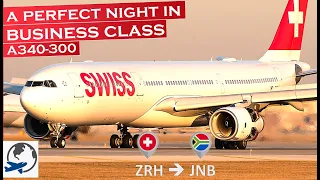 SWISS Business Class Airbus A340-300 | Flight report Zürich - Johannesburg