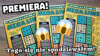 Zdrapki Lotto 🎲 Premiera! 3 zdrapki Mega Linie 😍 Poleciałem na grubo 😄😂