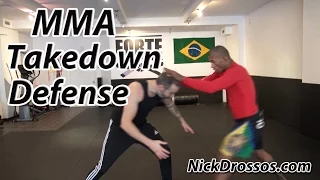 Defense against a Takedown - MMA Style