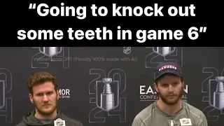 Jacob Trouba “I’m going to knock out some teeth in game 6”