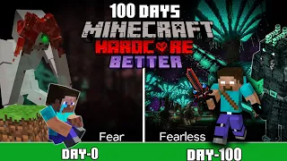 Survived 100 Days BETTER MINECRAFT MOD | Minecraft Hardcore (हिंदी)