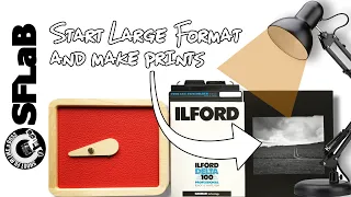 Get into Large Format and Making 5x4 Prints with just a Desk Lamp.