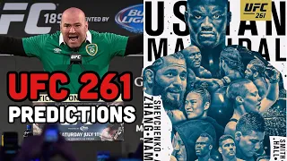 UFC 261 Main Card Predictions