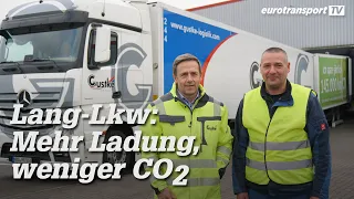 Lang-Lkw: Mehr Ladung, weniger CO2