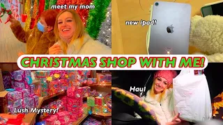 CHRISTMAS SHOP WITH ME 2021!🎅🏻*NEW IPAD!😍* (featuring my MOM!) | Vlogmas Day 9