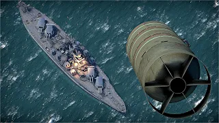 【WarThunder】12000 pound "Blockbuster" Bomb vs Battleships of each country