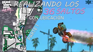 GTA Vice City - Los 36 Saltos Únicos con Ubicación y Ayuda parte 1 de 2