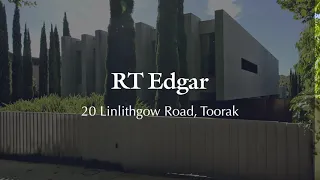 RT Edgar (Toorak) - 20 Linlithgow Road, Toorak
