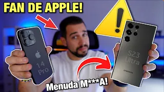 FAN de APPLE prueba un SAMSUNG S23 ULTRA: MENUDA M***A! (OPINION SINCERA)