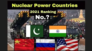 Top 10 Nuclear Power Countries In The World 2021| World Wide Rank|