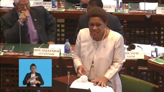 Fijian Minister for Women delivers ministerial statement